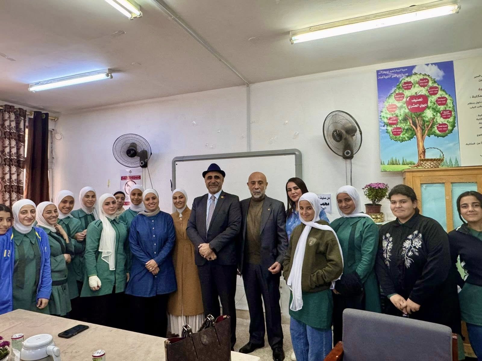 You are currently viewing محاضرة توعوية في مدرسة وادي السير الثانوية للبنات